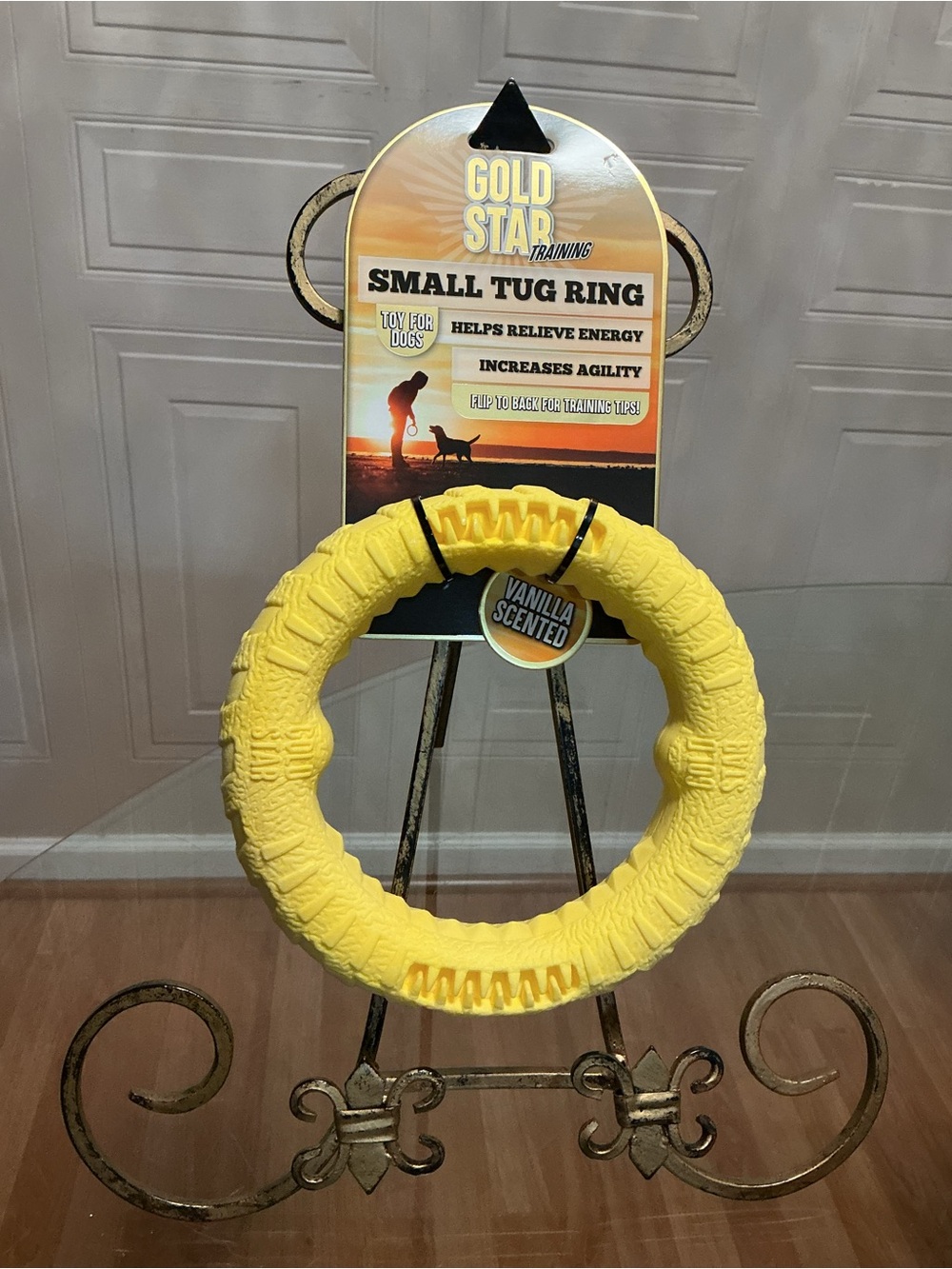 Brand New Gold Start Small Tug Ring 6-inch Vanilla Scented